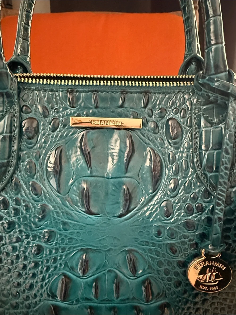 Brahmin Caroline in blue/teal
